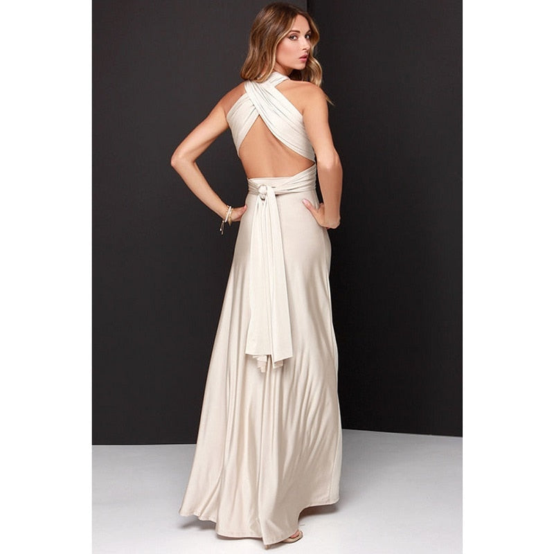 ParGrace Multiway Wrap Convertible  Long Dress