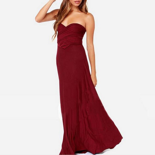 ParGrace Multiway Wrap Convertible  Long Dress