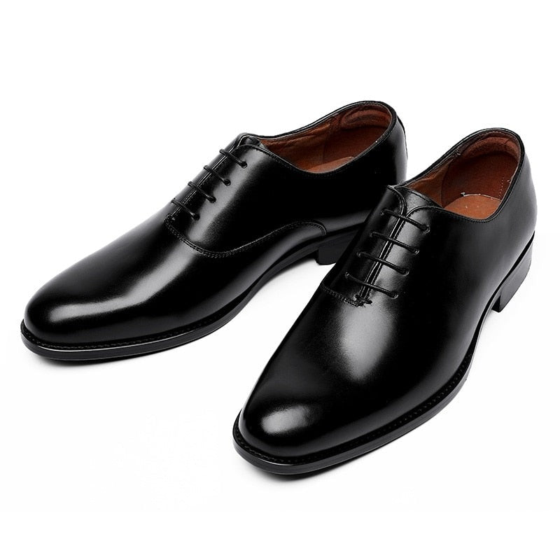 Italian Fashion Business Oxford Full Grain Leather Casual Shoes